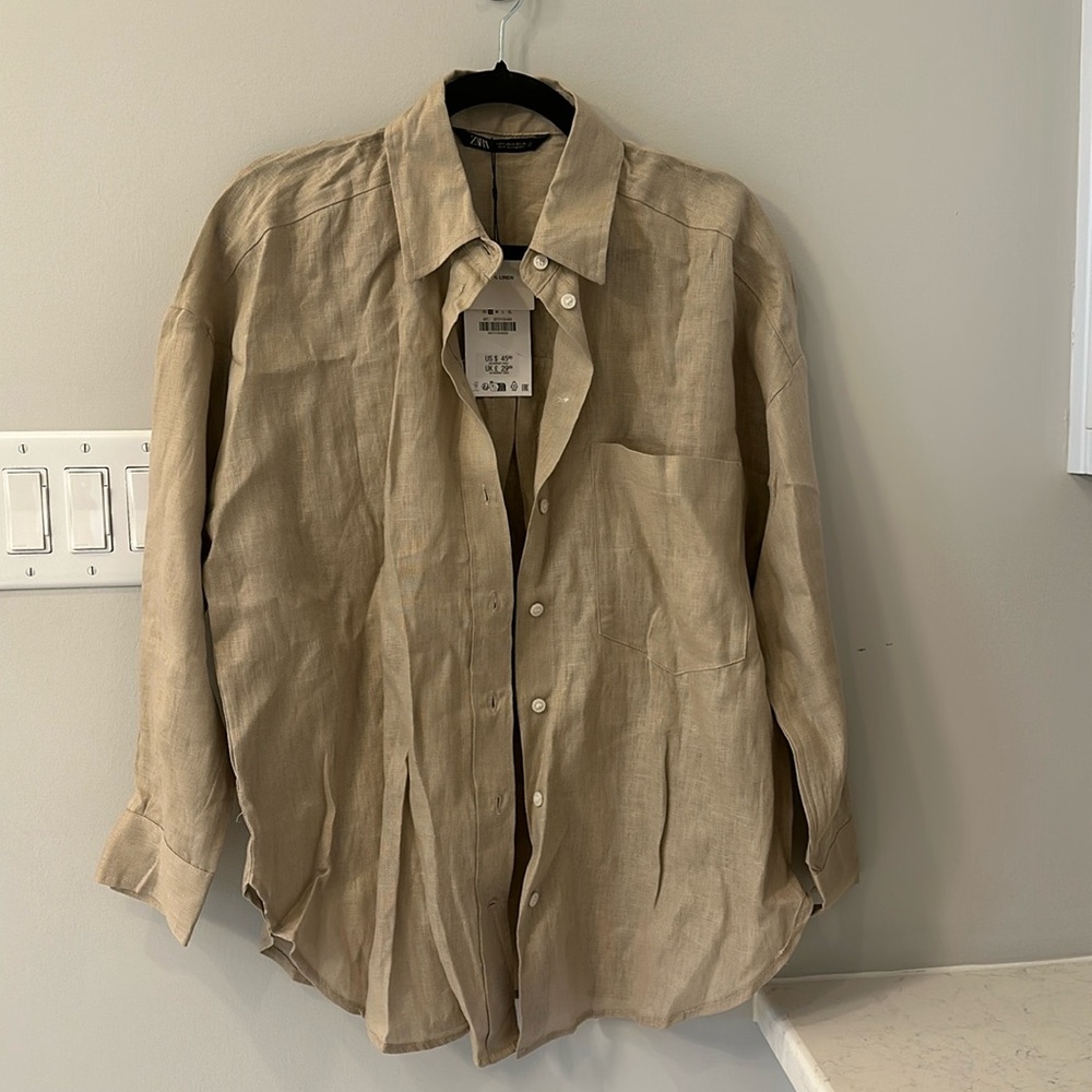 NWT linen shirt
